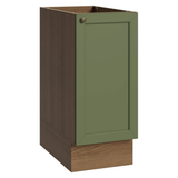 Bajo Mesada de Cocina 35 x 60 cm 1 Puerta (Sin Mesada) Marrón/Verde Vik Madesa
