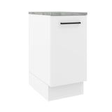 Bajo Mesada 40 cm x 60 cm, 1 Puerta Agata Blanco