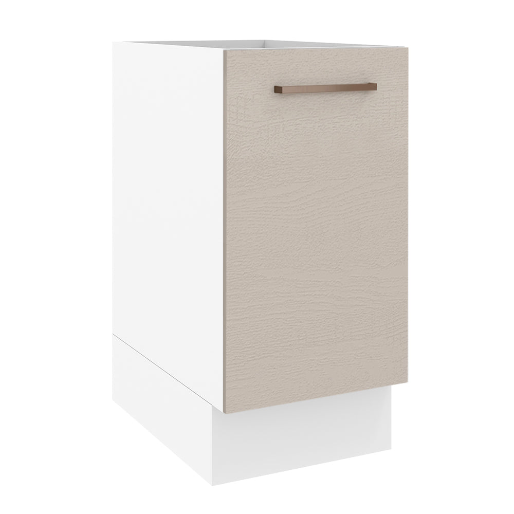 Bajo Mesada Cocina 40 x 60 cm 1 Puerta (Sin Mesada) Blanco/Crema Agata Madesa