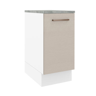 Bajo Mesada 40 cm 1 Puerta Blanco/Crema Agata Madesa