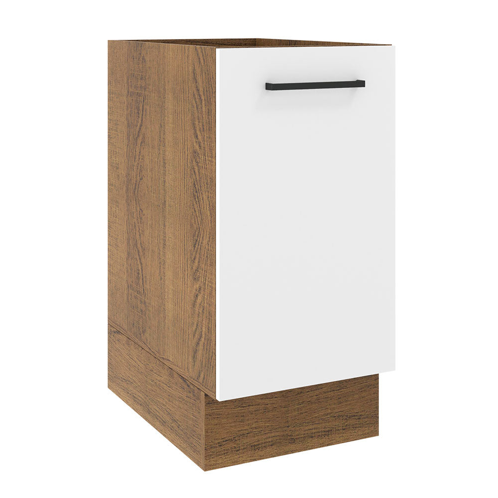 Bajo Mesada 40 cm x 60 cm, 1 Puerta Agata Marrón/Blanco
