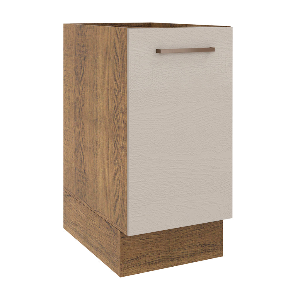 Bajo Mesada Cocina 40 x 60 cm 1 Puerta (Sin Mesada) Marrón/Crema Agata Madesa