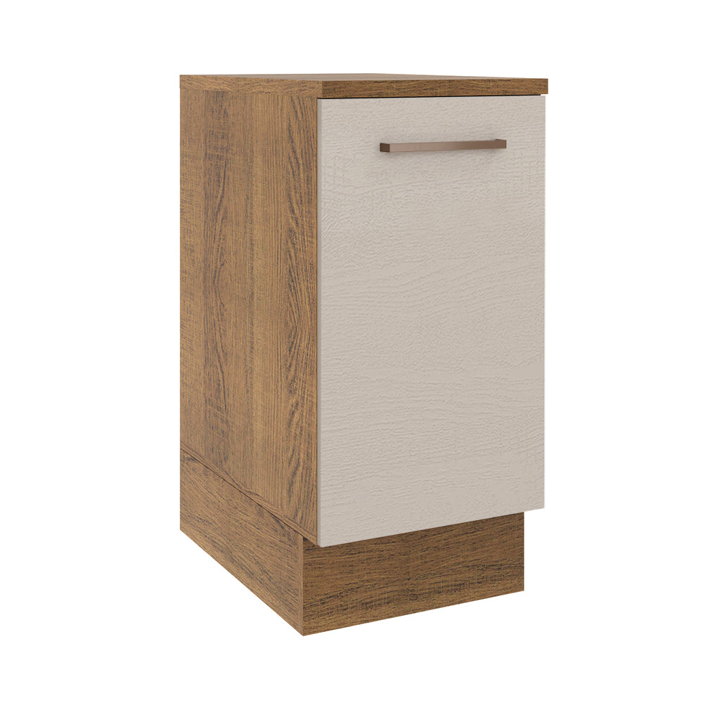 Bajo Mesada 40 cm x 60 cm, 1 Puerta Agata Marrón/Crema