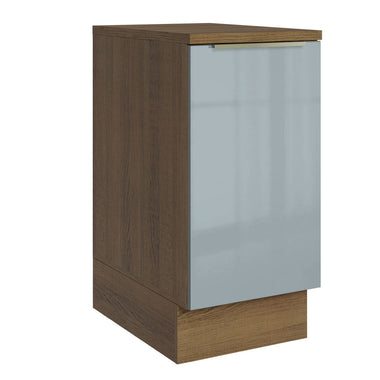 Bajo Mesada 40 cm 1 Puerta Marrón/Gris Lux Madesa