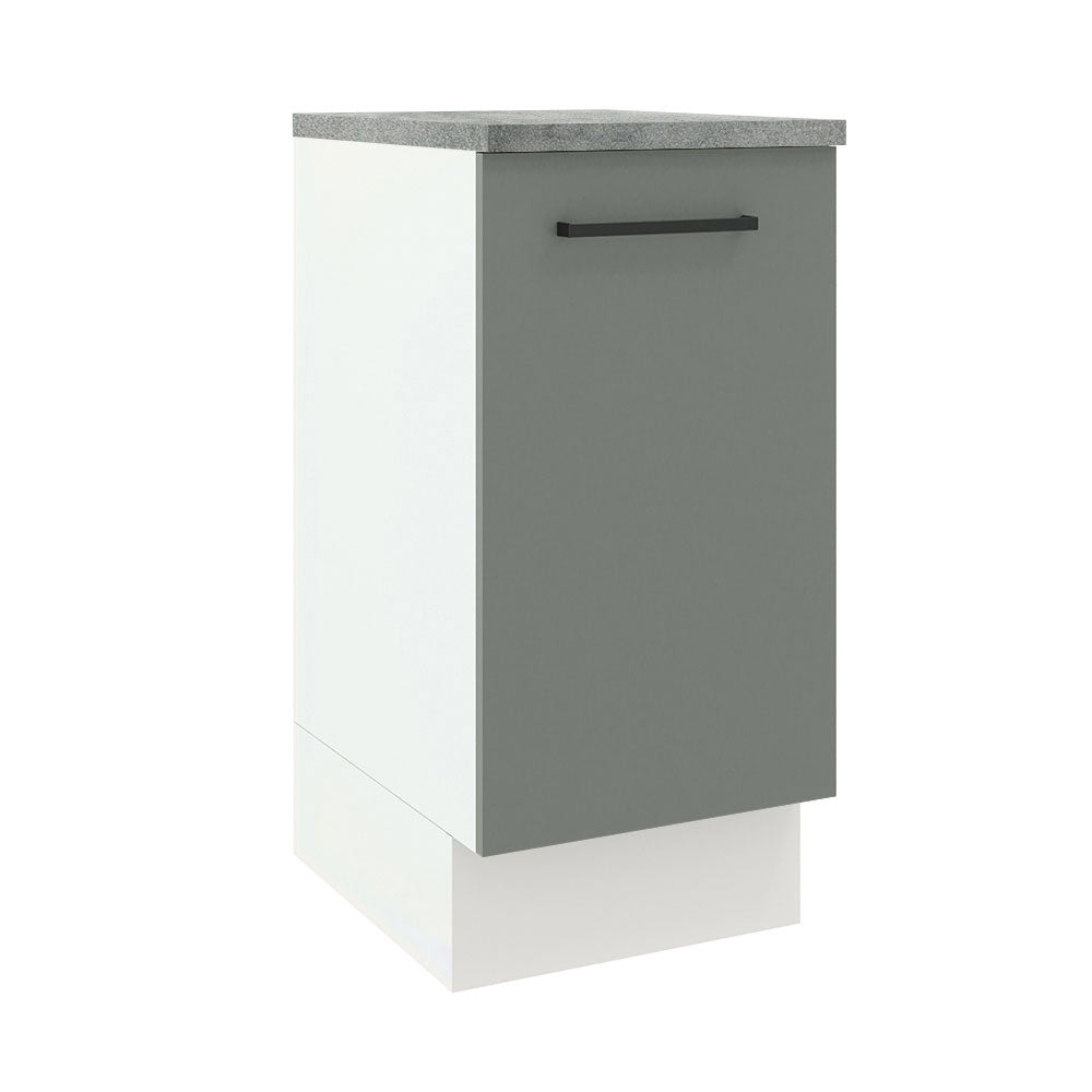 Bajo Mesada 40 cm x 60 cm, 1 Puerta Agata Blanco/Gris