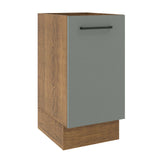 Bajo Mesada 40 cm x 60 cm, 1 Puerta Agata Marrón/Gris