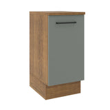 Bajo Mesada 40 cm x 60 cm, 1 Puerta Agata Marrón/Gris