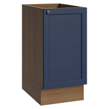 Bajo Mesada de Cocina 40 x 60 cm 1 Puerta (Sin Mesada) Marrón/Azul Vik Madesa
