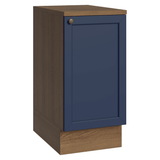 Bajo Mesada de Cocina 40 x 60 cm 1 Puerta (con Mesada) Marrón/Azul Vik Madesa