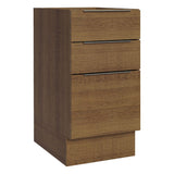 Bajo Mesada Cocina 40 x 60 cm 3 Cajones (Sin Mesada) Marrón Stella Madesa