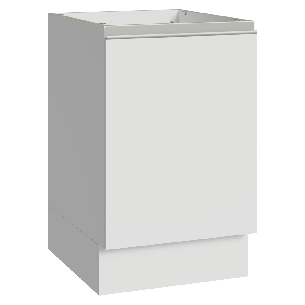 Bajo Mesada 50x60cm 1 Puerta (Sin Mesada) Blanco Glamy