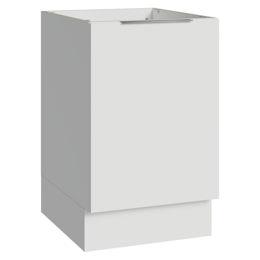 Bajo Mesada 50 cm 1 Puerta Sin Mesada Blanco Stella Madesa