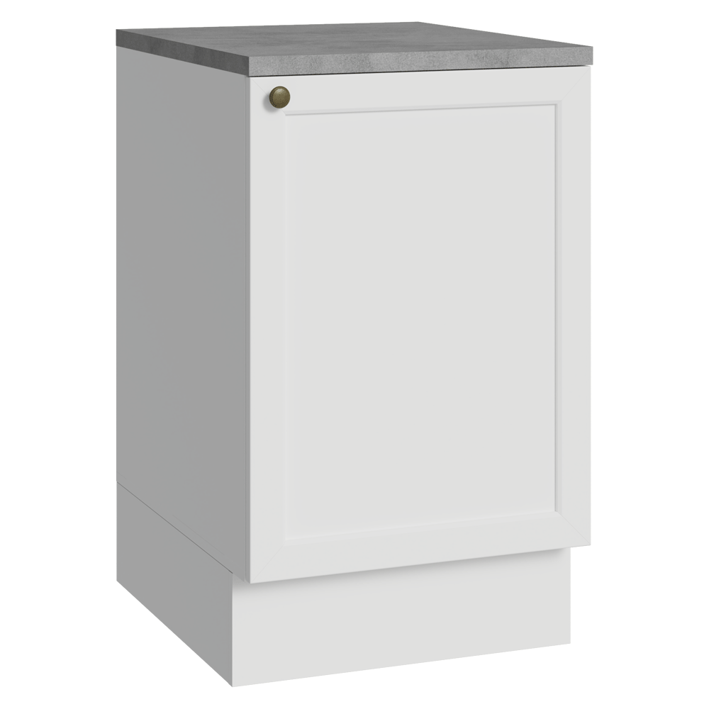 Bajo Mesada 50 x 60cm 1 Puerta (con mesada) Blanco Vik