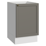Bajo Mesada 50 x 60cm 1 Puerta (Sin Mesada) Blanco/Gris Vik