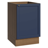 Bajo Mesada 50 x 60 cm 1 Puerta (Sin Mesada) Marrón/Azul Vik