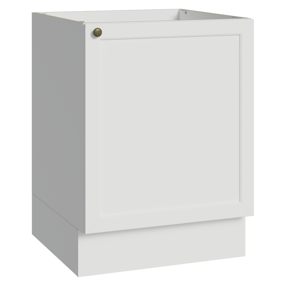 Bajo Mesada de Cocina 60 x 60 cm 1 Puerta (Sin Mesada) Blanco Vik Madesa