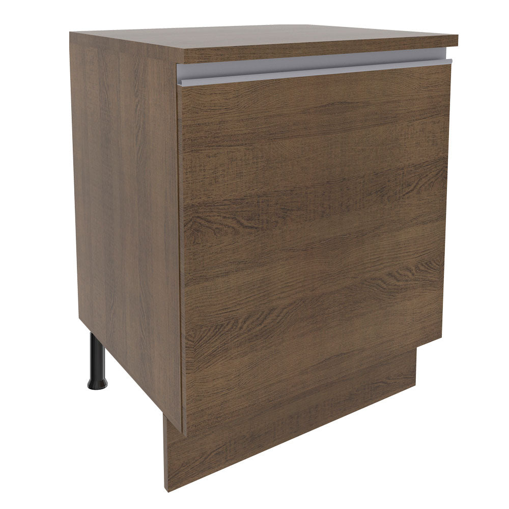 Bajo Mesada Madesa Glamy 60 x 60 cm 1 Puerta (Con Mesada) Marrón
