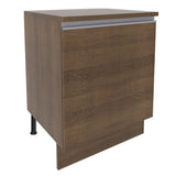 Bajo Mesada Madesa Glamy 60 x 60 cm 1 Puerta (Con Mesada) Marrón