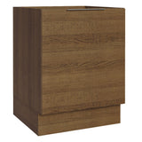 Bajo Mesada Cocina 60 x 60 cm 1 Puerta (Sin Mesada) Marrón Stella Madesa
