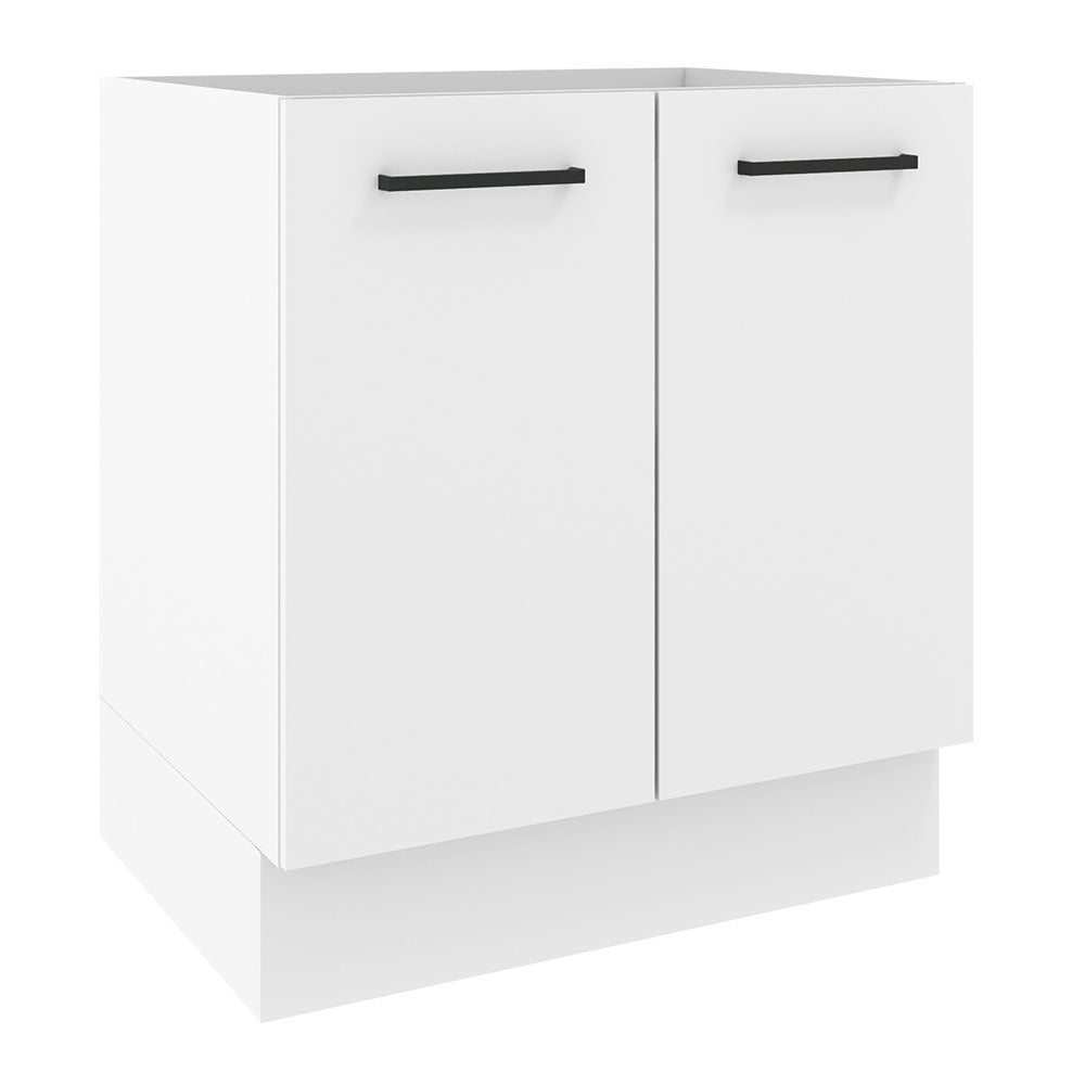 Bajo Mesada Cocina 70 x 60 cm 2 Puertas (Sin Mesada) Blanco Agata Madesa