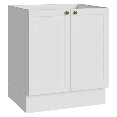 Bajo Mesada 70 cm 2 Puertas Sin Mesada Blanco Vik Madesa