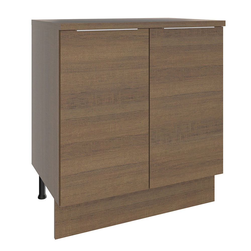 Bajo Mesada 70 cm x 60 cm, 2 Puertas Stella Marrón