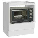 Bajo Mesada para Horno/Microondas 70 x 60 cm 1 Cajón (Sin Mesada) Blanco Madesa