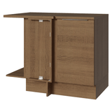 Bajo Mesada Cocina Esquinera 1 Puerta 60 cm Profundidad (Con Mesada) Marrón Stella Madesa