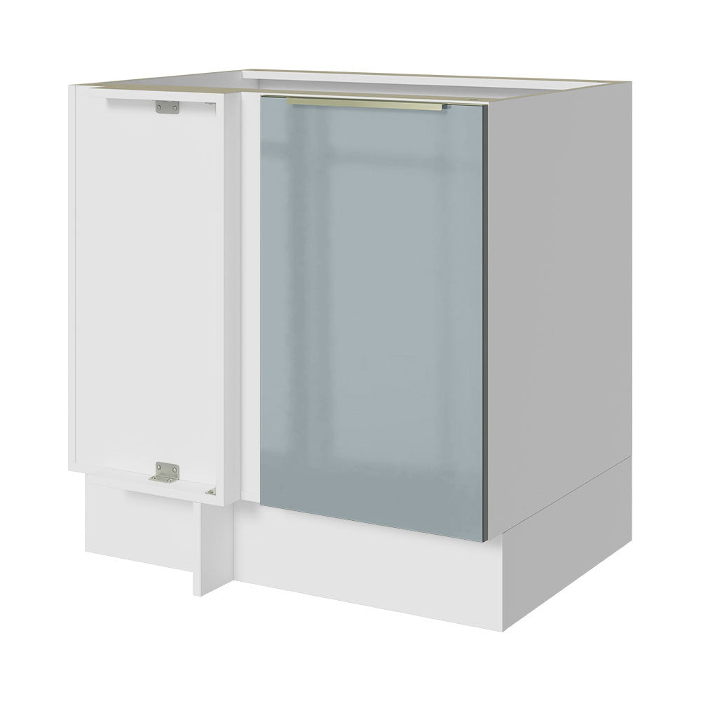 Bajo Mesada 80 cm x 60 cm, 1 Puerta Lux Blanco/Gris