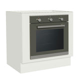 Bajo Mesada Cocina para Horno Empotrado 80 x 60 cm Sin Mesada Blanco Agata, Glamy, Lux, Stella Madesa