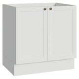 Bajo Mesada de Cocina 80 x 60 cm 2 Puertas (Sin Mesada) Blanco Vik Madesa