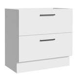 Bajo Mesada Cocina 80 x 60 cm 2 Cajones (Sin Mesada) Blanco Agata Madesa