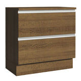 Bajo Mesada de Cocina 80 x 60 cm 2 Cajones (Con Mesada) Marrón Glamy Madesa