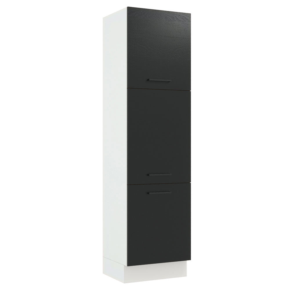 Despensero 60 x 60 cm 3 Puertas Blanco/Negro Agata Madesa