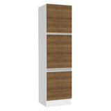 Despensero Madesa Glamy 60 x 60 cm 3 Puertas Blanco/Marrón