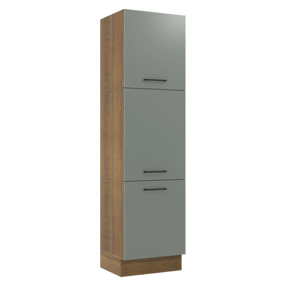 Despensero 60 x 60 cm 3 Puertas Marrón/Gris Agata Madesa