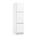 Despensero 60 x 60 cm 3 Puertas Blanco/Blanco Aterciopelado Lux Madesa