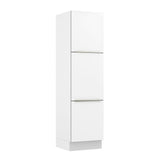 Despensero 60 x 60 cm 3 Puertas Blanco/Blanco Aterciopelado Lux Madesa