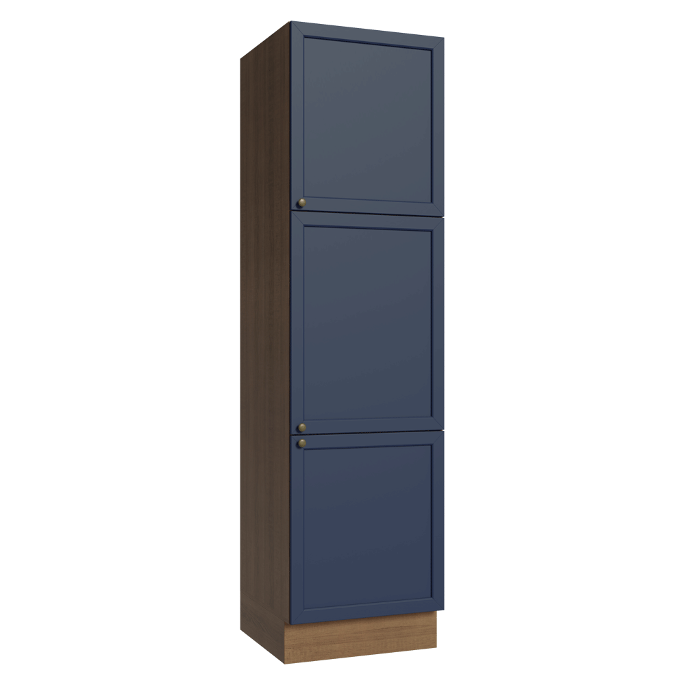 Despensero 60 x 60 cm 3 Puertas Marrón/Azul Vik Madesa