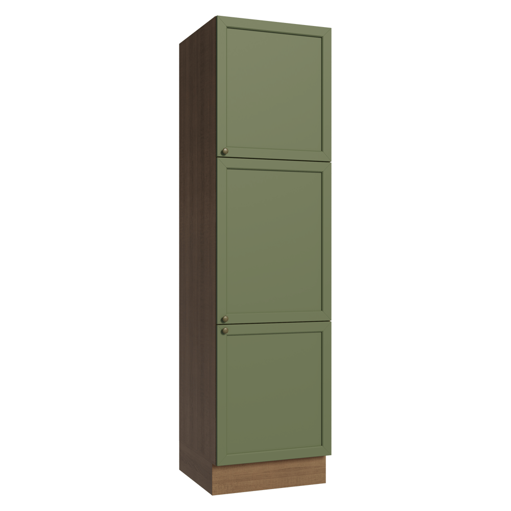 Despensero 60 x 60 cm 3 Puertas Marrón/Verde Vik Madesa