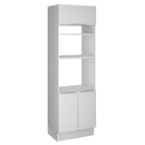 Mueble de Cocina para Horno 70 x 60 cm 3 Puertas Blanco Stella Madesa