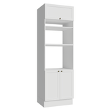 Mueble de cocina para Horno/ microondas 70 x 60 cm 3 Puertas Blanco Vik Madesa