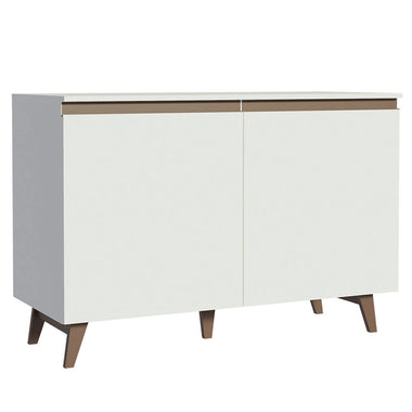 Bajo Mesada 120 cm 2 Puertas con Patas Blanco Reims Madesa