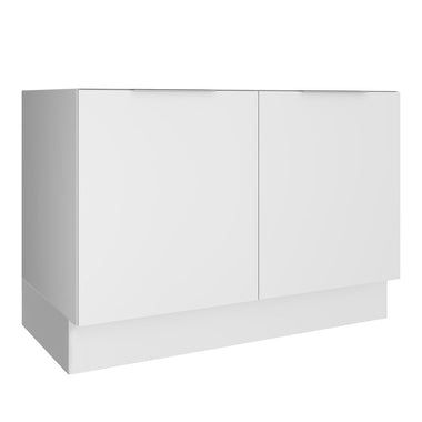 Bajo Mesada 120 cm 2 Puertas Sin Mesada Blanco Stella Madesa
