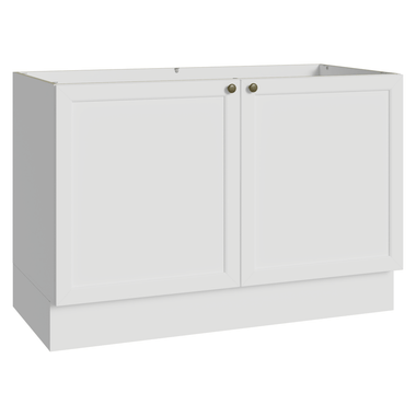 Bajo Mesada 120 cm 2 Puertas Sin Mesada Blanco Vik Madesa