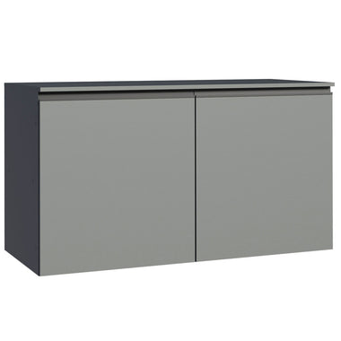 Bajo Mesada 120 cm 2 Puertas Gris Nice Madesa