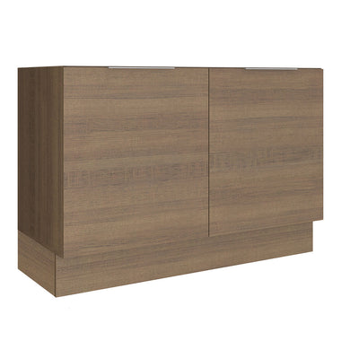 Bajo Mesada 120 cm 2 Puertas Sin Mesada Marrón Stella Madesa