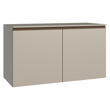 Bajo Mesada 120 cm 2 Puertas Crema Nice Madesa