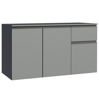 Bajo Mesada 120 cm 3 Puertas 1 Cajón Gris Nice Madesa
