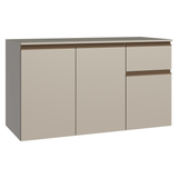 Bajo Mesada 120 cm 1 Cajón 3 Puertas Nice Crema